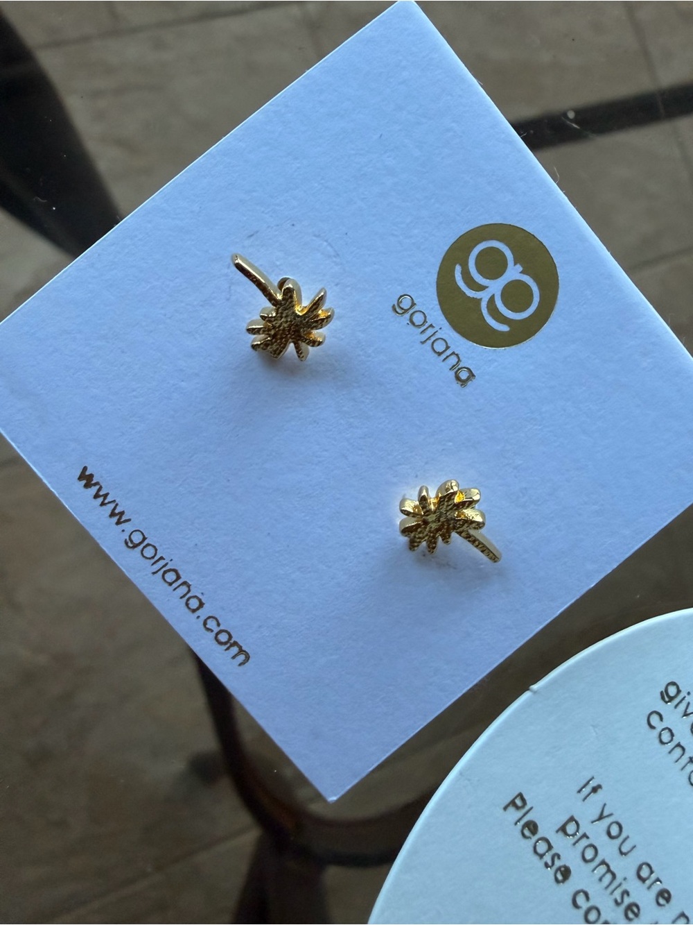 Gorjana Gold Starburst Mini Stud Earrings